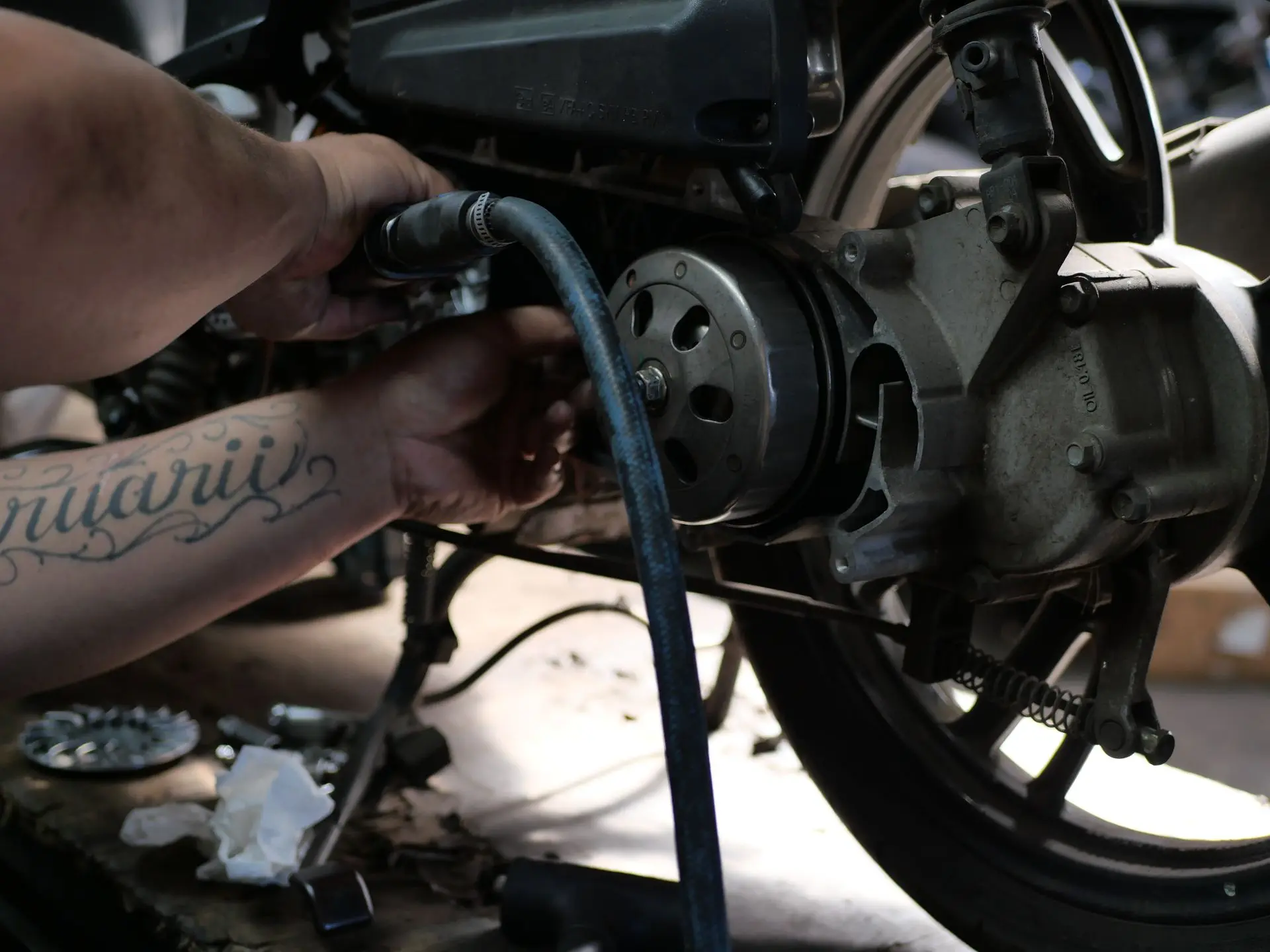 garage scooter Tahiti garage scooter Tahiti