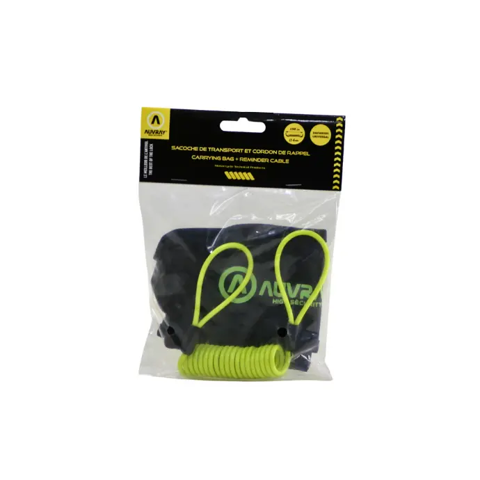 ANTIVOL KIT SACOCHE + CORDON BLOC DISQUE 