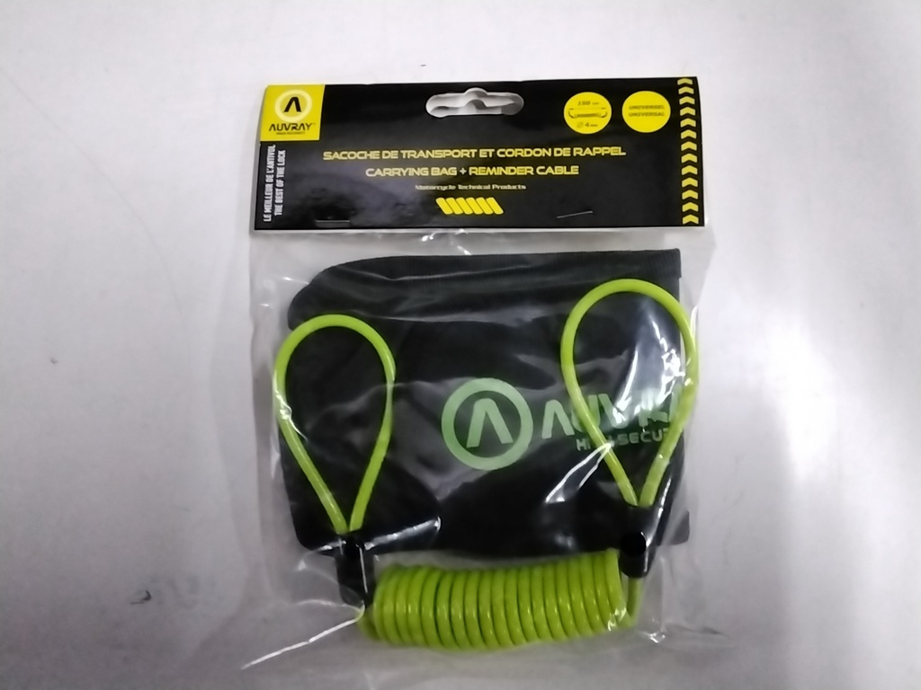 ANTIVOL KIT SACOCHE + CORDON BLOC DISQUE 