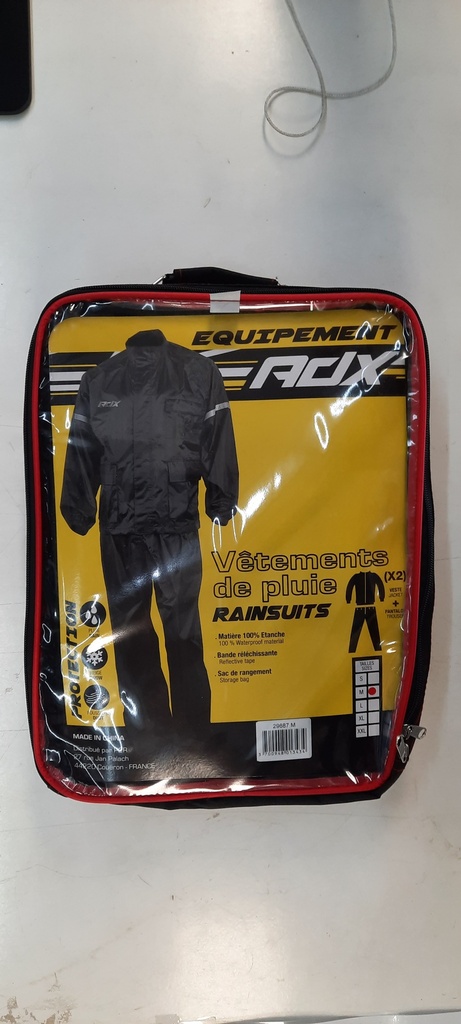 PLUIE ENSEMBLE VETEMENTS TAILLE M VESTE ET PANTALON 