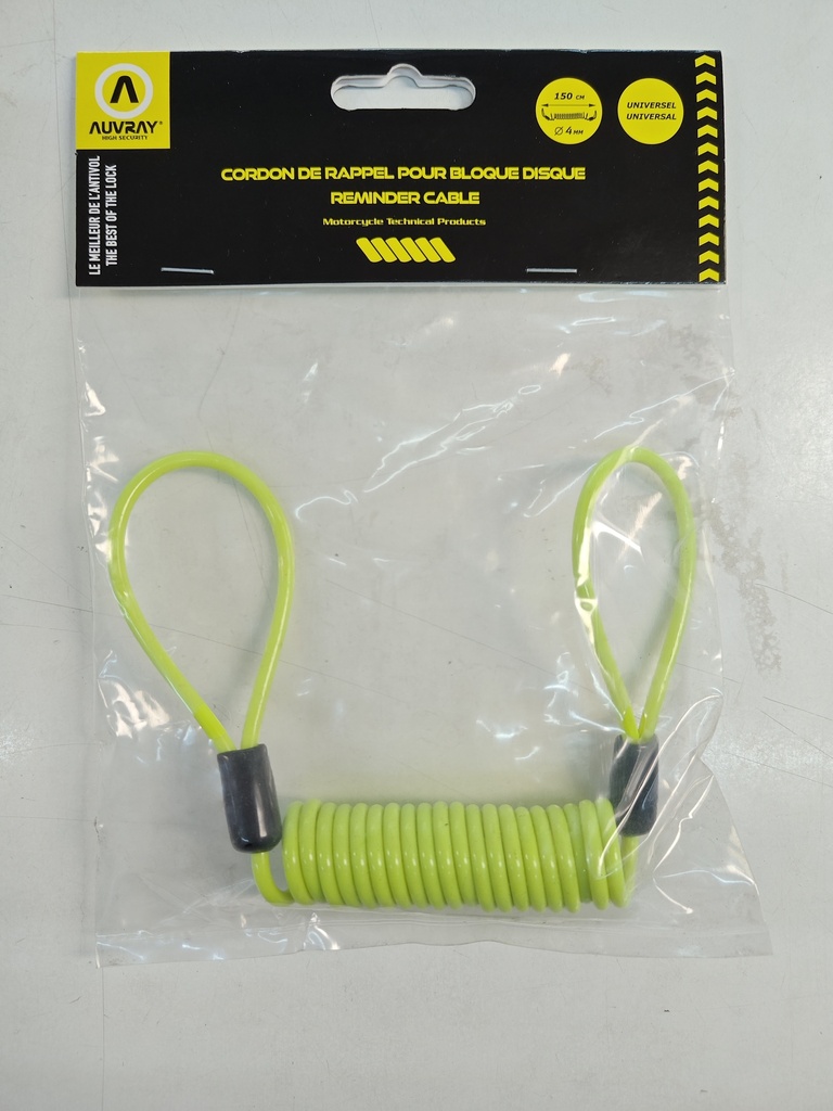 ANTIVOL CORDON BLOC DISQUE
