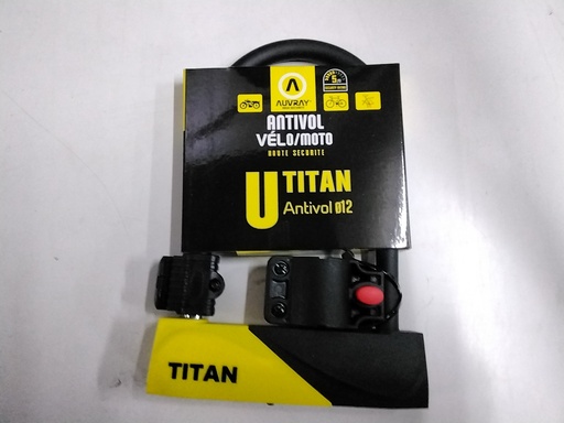 [ANTUTT245AUV] ANTIVOL U TITAN 165X245 D=12 